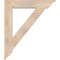 Ekena Millwork Traditional Traditional Smooth Bracket, Douglas Fir, 5 1/2"W x 36"D x 42"H BKT06X36X42TRA01SDF - alternate 3